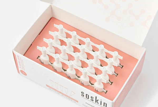 Интенсивный антивозрастной восстанавливающий концентрат Soskin Intensive Restructuring Concentrate, 20 х 1,5 мл